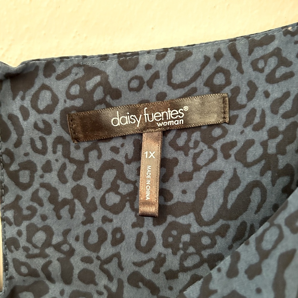 Daisy Fuentes Multi-Print Dress (1X) - Picture 2 of 3